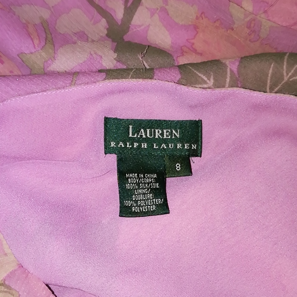 Ralph Lauren pink floral dress - Picture 6 of 8